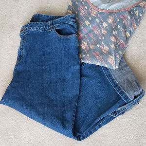 Style & Co.  Denim Jean Capris sz 16w